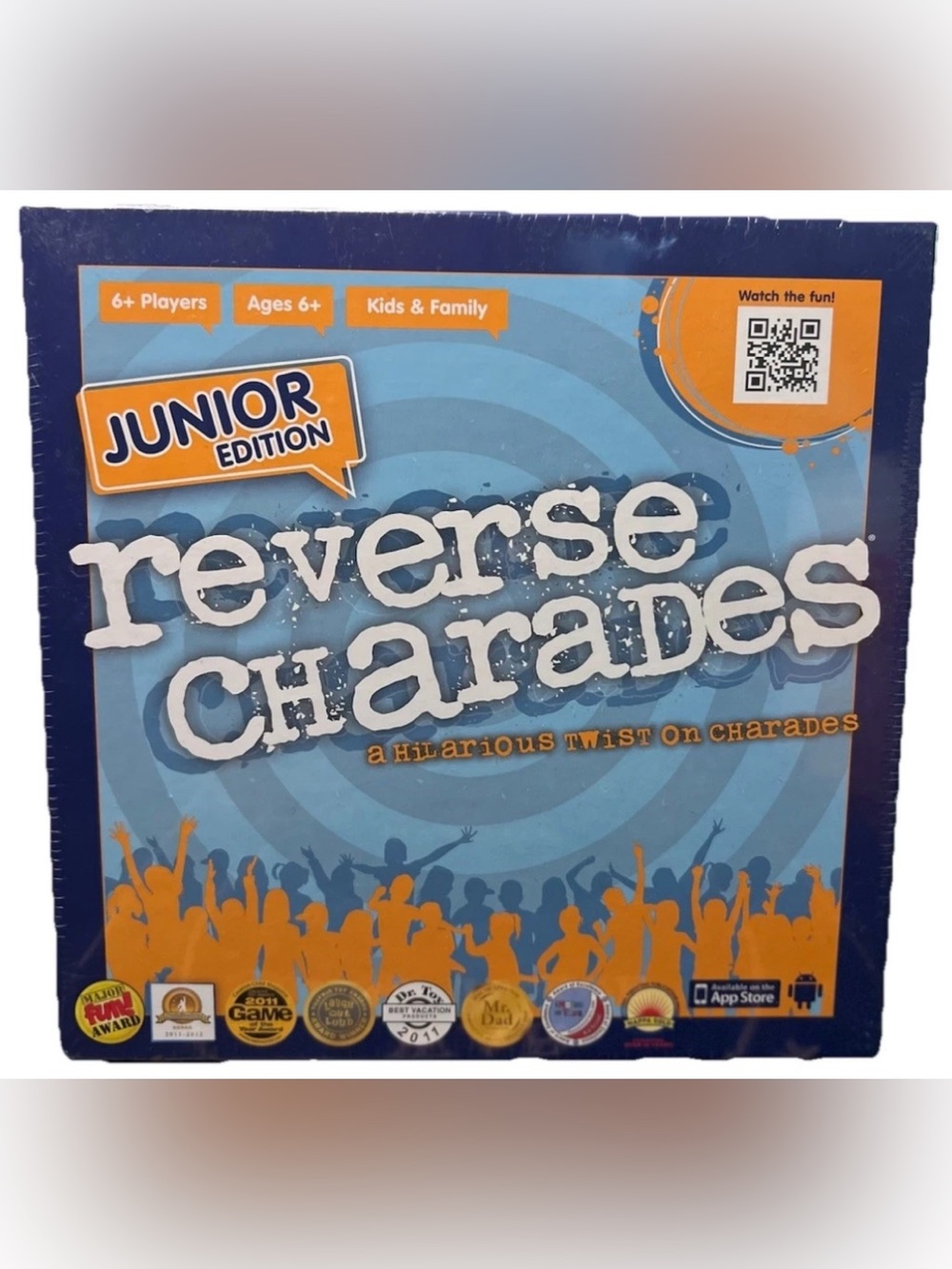 Reverse Charades Junior Edition Board Game Kids Family Night Sealed